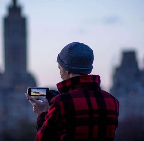 Outdoor photography scene